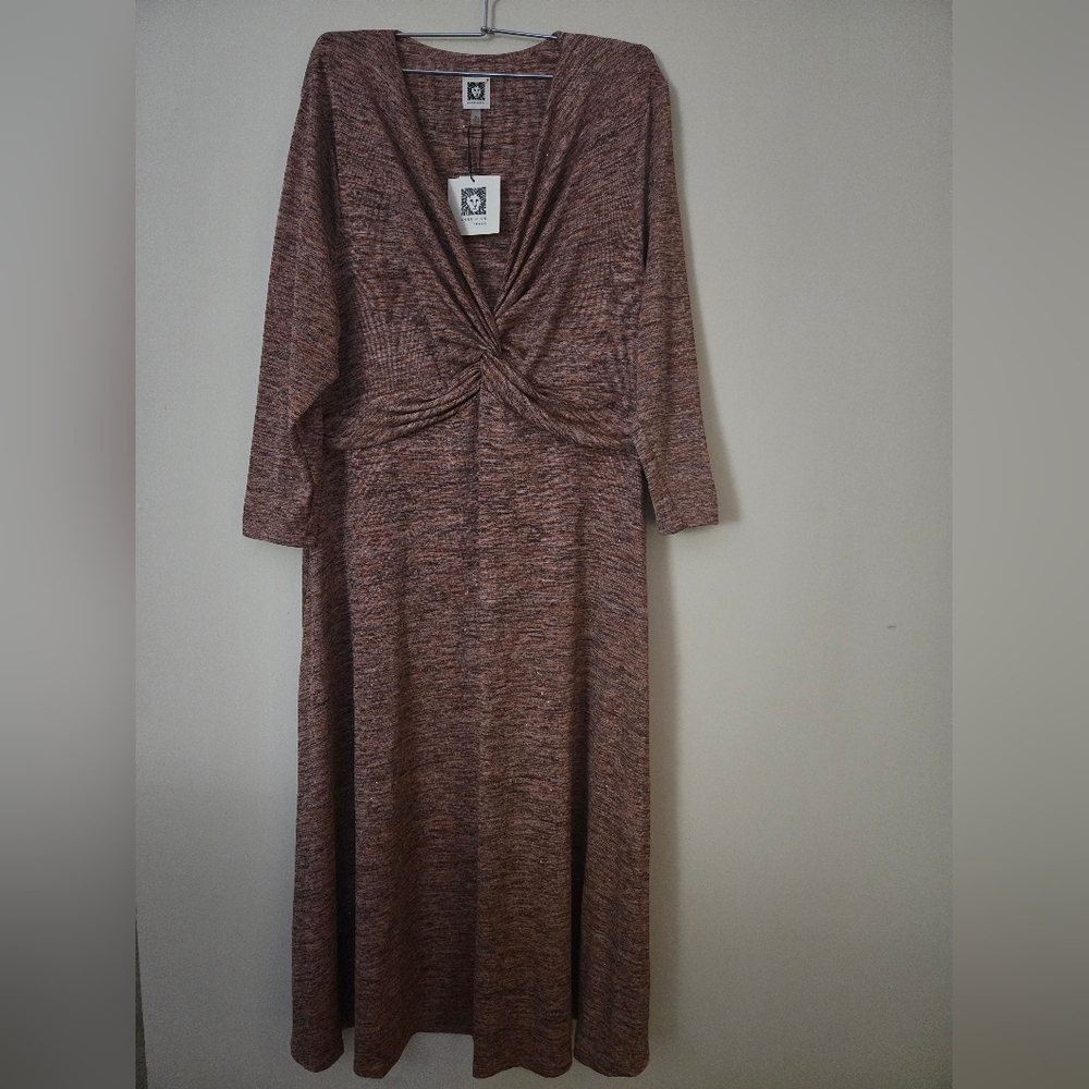 Anne Klein Knotted Front Dress